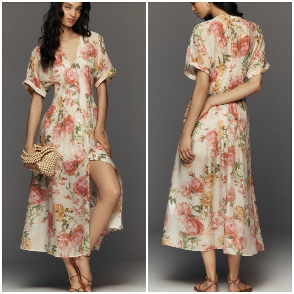 NWT Exquise Tobie floral Maxi Dress